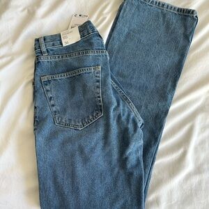 Mango straight denim jeans